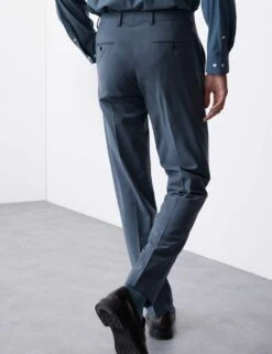 Tailored Fit Performance Trousers 33 Tailored Fit Performance Trousers -Marksandspencer Sale Store tailored fit wool blend trousers 4