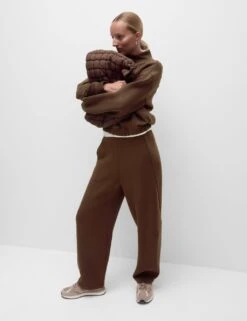 Scuba Barrel Joggers 39 Scuba Barrel Joggers -Marksandspencer Sale Store tapered ankle grazer joggers with stretch 11