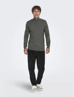 Only & Sons Tapered Fit Corduroy Elasticated Waist Trousers -Marksandspencer Sale Store tapered fit corduroy elasticated waist trousers 12