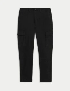 Tapered Fit Stretch Cargo Trousers -Marksandspencer Sale Store tapered fit stretch cargo trousers 15
