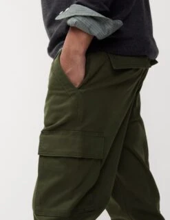 Tapered Fit Stretch Cargo Trousers -Marksandspencer Sale Store tapered fit stretch cargo trousers 7