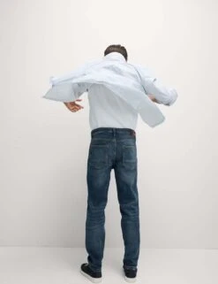 Tapered Fit Vintage Wash Stretch Jeans -Marksandspencer Sale Store tapered fit vintage wash stretch jeans 7