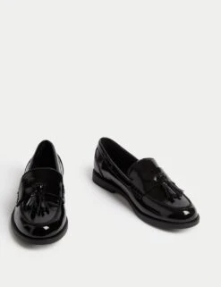 Tassel Block Heel Loafer -Marksandspencer Sale Store tassel block heel loafer 4