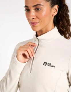 Jack Wolfskin Taunus Fleece Lightweight Half Zip Sweatshirt -Marksandspencer Sale Store taunus fleece lightweight half zip sweatshirt 6