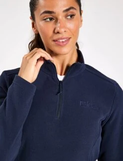 Jack Wolfskin Taunus Fleece Lightweight Half Zip Sweatshirt -Marksandspencer Sale Store taunus fleece lightweight half zip sweatshirt 8