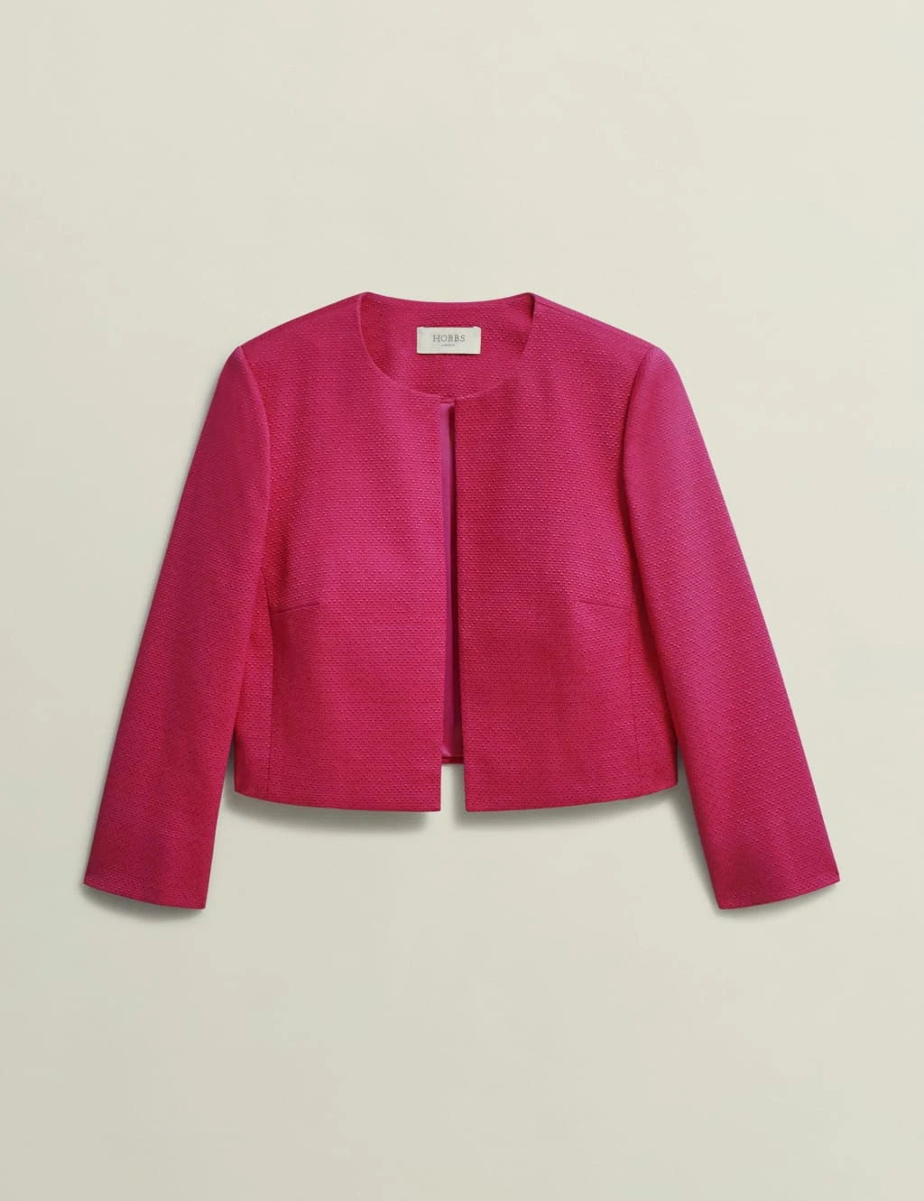 Textured Cropped Jacket 18 Textured Cropped Jacket - Image 18