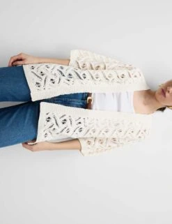 Textured Edge To Edge Longline Cardigan -Marksandspencer Sale Store textured edge to edge longline cardigan 10