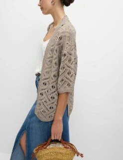 Textured Edge To Edge Longline Cardigan -Marksandspencer Sale Store textured edge to edge longline cardigan 16