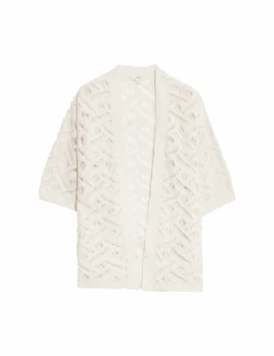 Textured Edge To Edge Longline Cardigan -Marksandspencer Sale Store textured edge to edge longline cardigan