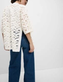 Textured Edge To Edge Longline Cardigan -Marksandspencer Sale Store textured edge to edge longline cardigan 7