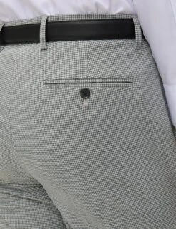 Regular Fit Textured Puppytooth Suit Trousers -Marksandspencer Sale Store textured puppytooth stretch trousers 4