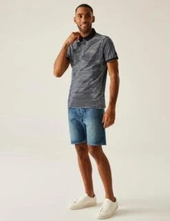 Regatta Tiver Pure Cotton Striped Tipped Polo Shirt 27 Regatta Tiver Pure Cotton Striped Tipped Polo Shirt -Marksandspencer Sale Store tiver pure cotton striped tipped polo shirt 12