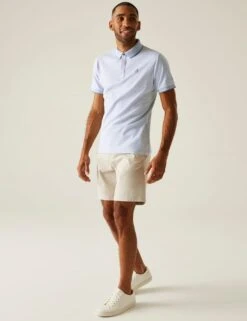 Regatta Tiver Pure Cotton Striped Tipped Polo Shirt 22 Regatta Tiver Pure Cotton Striped Tipped Polo Shirt -Marksandspencer Sale Store tiver pure cotton striped tipped polo shirt 7