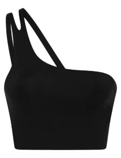 Girlfriend Collective Uma One Shoulder Non Wired Sports Bra (S-XL) -Marksandspencer Sale Store uma one shoulder non wired sports bra s xl 1 17