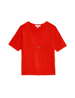 V-Neck Button Front Relaxed Cardigan -Marksandspencer Sale Store v neck button front relaxed cardigan