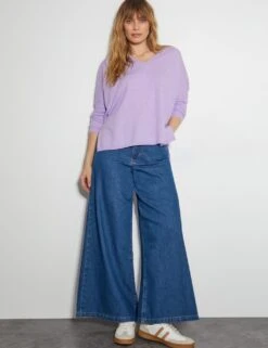 MONSOON V-Neck Jumper With Wool -Marksandspencer Sale Store v neck jumper with wool 6