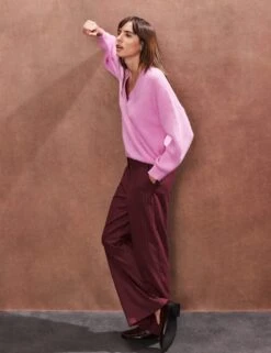 V-Neck Relaxed Jumper -Marksandspencer Sale Store v neck relaxed jumper 4