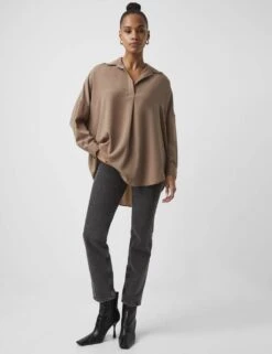 French Connection V-Neck Shirt -Marksandspencer Sale Store v neck shirt 4