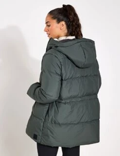 Jack Wolfskin Kirschallee Waisted Hooded Puffer Jacket -Marksandspencer Sale Store waisted hooded puffer jacket 2