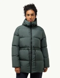 Jack Wolfskin Kirschallee Waisted Hooded Puffer Jacket -Marksandspencer Sale Store waisted hooded puffer jacket