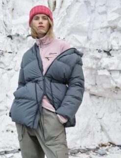 Jack Wolfskin Kirschallee Waisted Hooded Puffer Jacket -Marksandspencer Sale Store waisted hooded puffer jacket 7