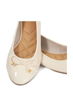 Dune London Wide Fit Leather Flat Ballet Pumps -Marksandspencer Sale Store wide fit leather flat ballet pumps 10