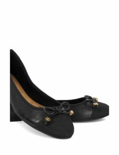 Dune London Wide Fit Leather Flat Ballet Pumps -Marksandspencer Sale Store wide fit leather flat ballet pumps 5
