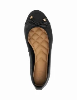 Dune London Wide Fit Leather Flat Ballet Pumps -Marksandspencer Sale Store wide fit leather flat ballet pumps 8