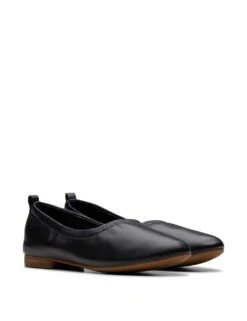 Clarks Wide Fit Leather Slip On Block Heel Pumps -Marksandspencer Sale Store wide fit leather slip on block heel pumps 13