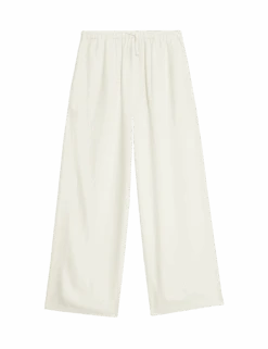 Wide Leg Linen Rich Trousers (6-16 Yrs) 34 Wide Leg Linen Rich Trousers (6-16 Yrs) -Marksandspencer Sale Store wide leg linen rich trousers 6 16 yrs 1 1