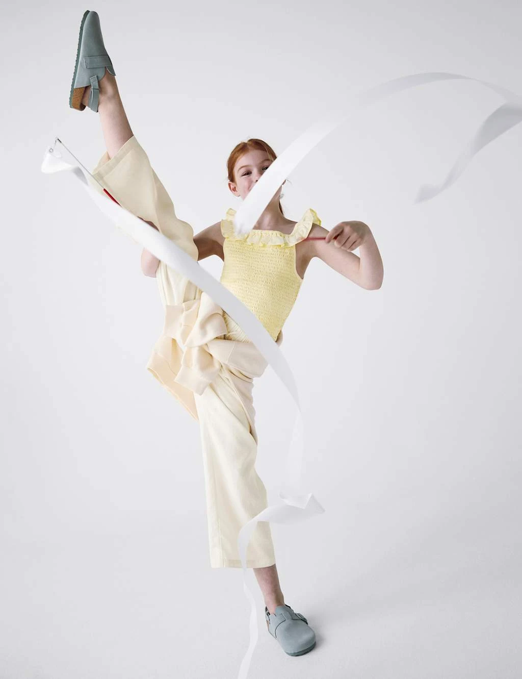 Wide Leg Linen Rich Trousers (6-16 Yrs) 16 Wide Leg Linen Rich Trousers (6-16 Yrs) - Image 16