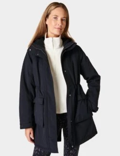 Sweaty Betty Winter Stride Waterproof Hooded Parka -Marksandspencer Sale Store winter stride waterproof hooded parka 6