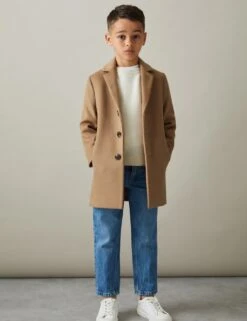 Reiss Wool Blend Coat (3-14 Yrs) -Marksandspencer Sale Store wool blend coat 3 14 yrs 1 7