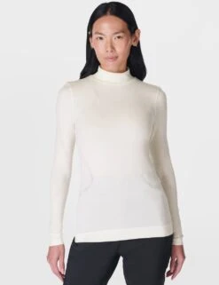 Sweaty Betty Wool Blend High Neck Base Layer Top -Marksandspencer Sale Store wool blend high neck base layer top 11