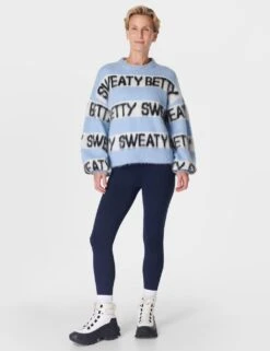 Sweaty Betty Wool Blend Slogan Jumper With Alpaca 22 Sweaty Betty Wool Blend Slogan Jumper With Alpaca -Marksandspencer Sale Store wool blend slogan jumper with alpaca 10