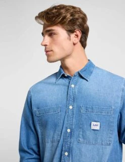 Lee Workwear Denim Shirt 31 Lee Workwear Denim Shirt -Marksandspencer Sale Store workwear denim shirt 13