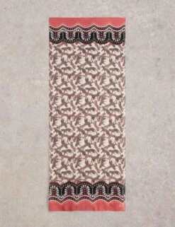 WHITE STUFF Woven Leopard Scarf -Marksandspencer Sale Store woven leopard scarf 4