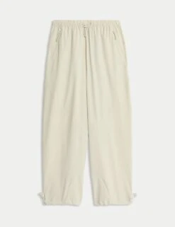 Woven Stormwear™ Relaxed Parachute Joggers -Marksandspencer Sale Store woven stormwear relaxed parachute joggers 12