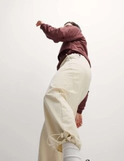 Woven Stormwear™ Relaxed Parachute Joggers -Marksandspencer Sale Store woven stormwear relaxed parachute joggers 14