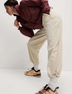 Woven Stormwear™ Relaxed Parachute Joggers -Marksandspencer Sale Store woven stormwear relaxed parachute joggers 15