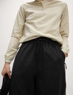 Woven Stormwear™ Relaxed Parachute Joggers -Marksandspencer Sale Store woven stormwear relaxed parachute joggers 8