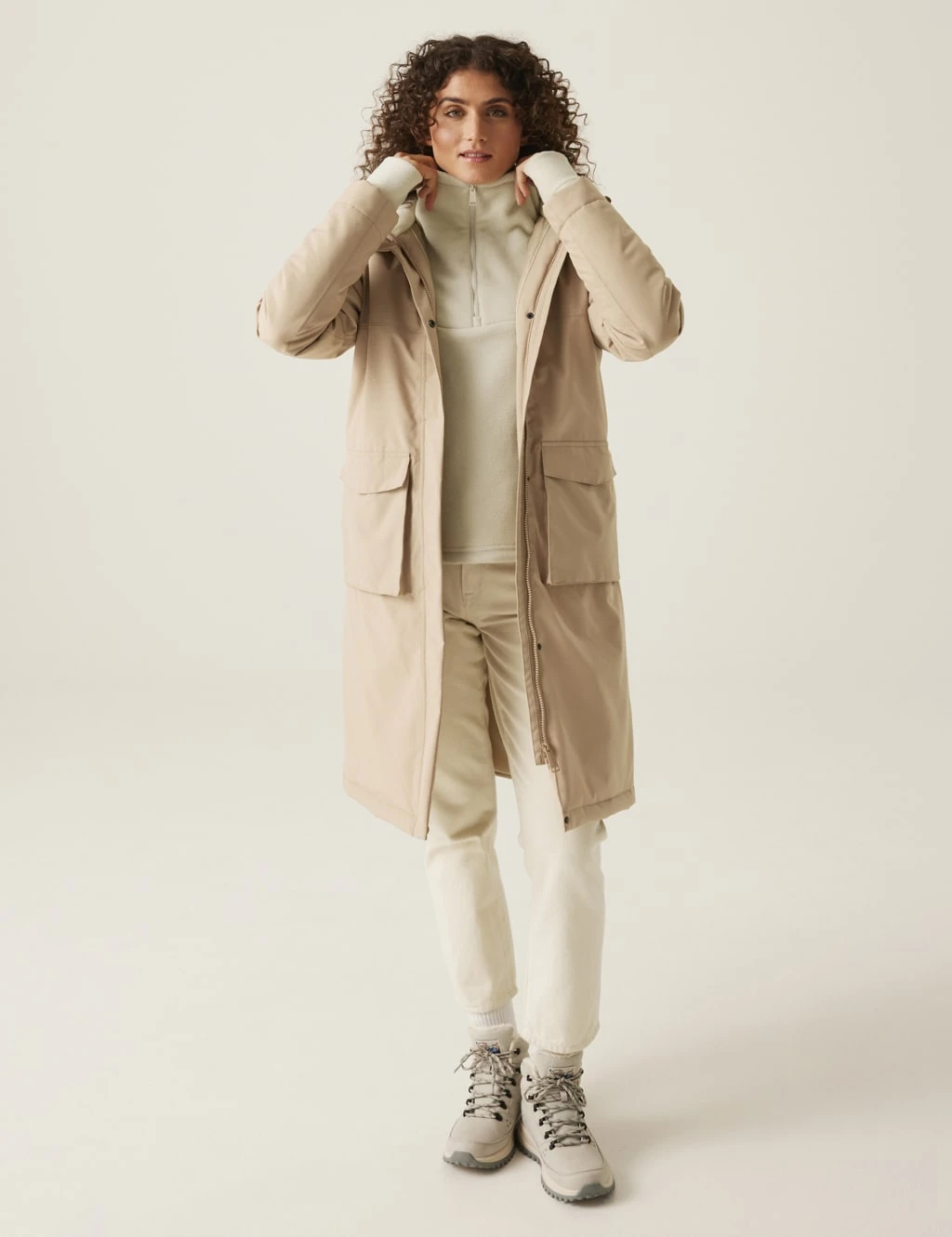 Regatta Yarli Waterproof Hooded Longline Raincoat 17 Regatta Yarli Waterproof Hooded Longline Raincoat - Image 17