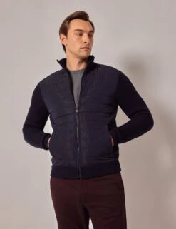 Zip Up Hybrid Jacket -Marksandspencer Sale Store zip up hybrid jacket 17